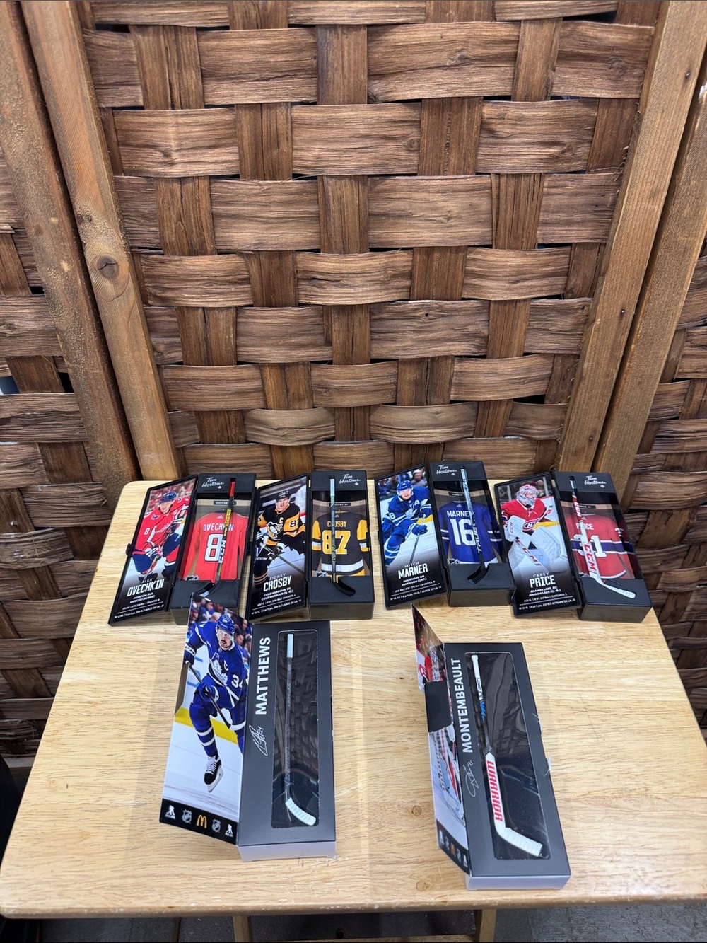 Tim Hortons and McDonald Hockey Star Sticks Collectible Boxes - Picture 2 of 2
